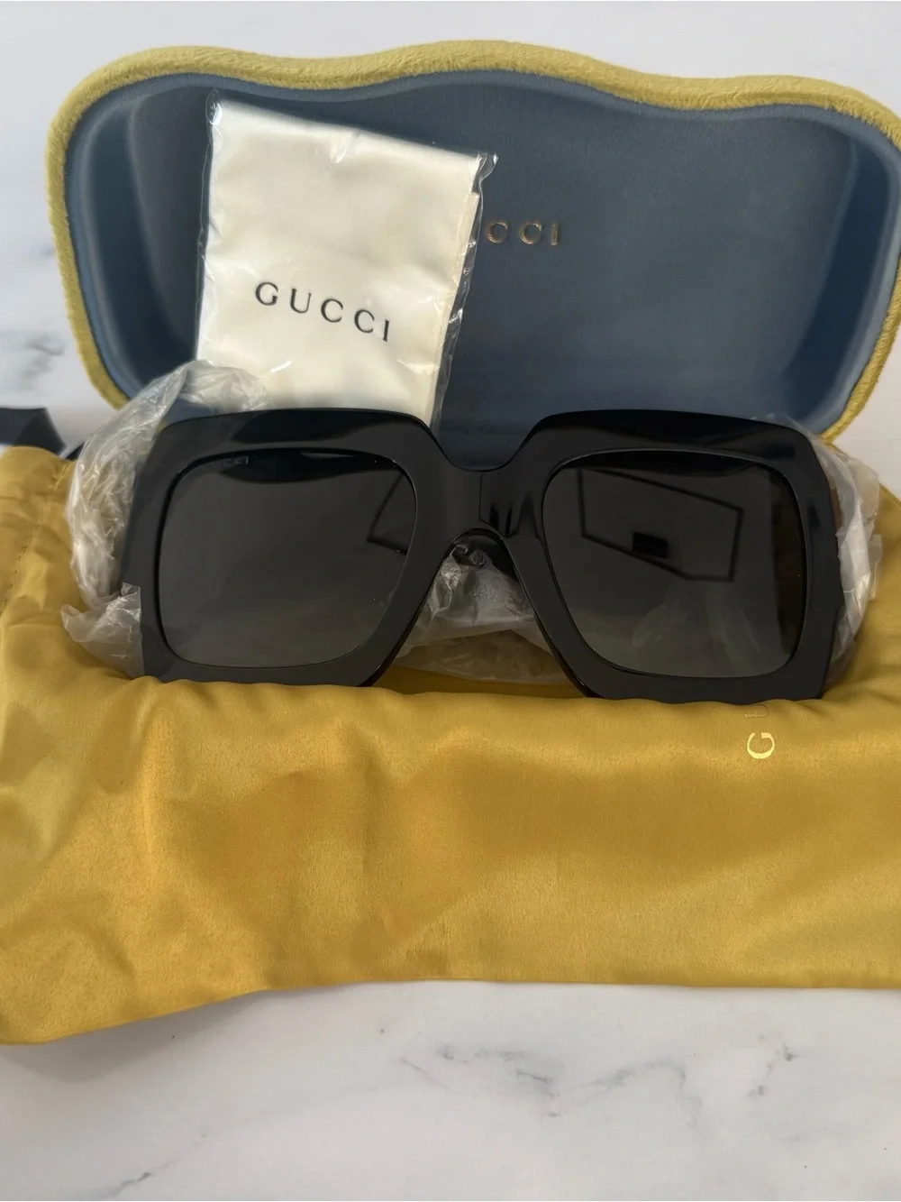 Authentic Gucci Black Sunglasses